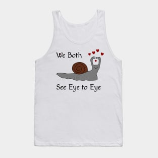 Valentine's Day Snail Eyes Tank Top